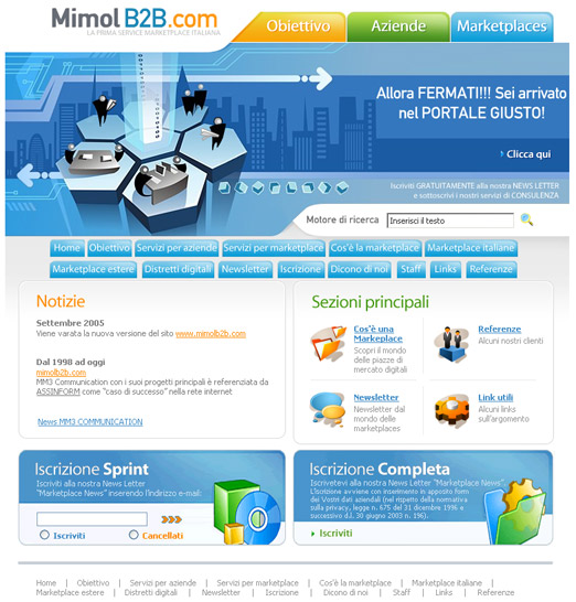 Web Marketplace b2b: realizzazione marketplace e portali web - Mimolb2b.com