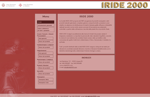 IRIDE 2000 S.r.l. | realizzazione siti web